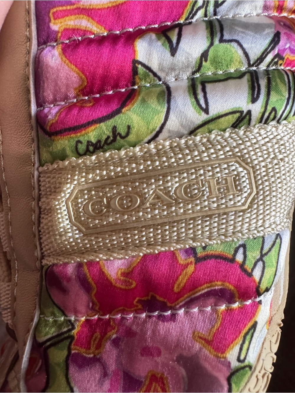 Coach Floral Lace-Up Fashion Sneakers - Picture 4 of 10